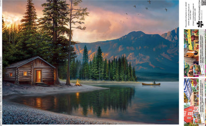 Buffalo Games - Chuck Black - Lakeside Heaven - 500 Piece Jigsaw Puzzle for Adults -Challenging Puzzle Perfect for Game Nights - Finished Size is 21.25 x 15.00