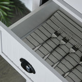 HOMCOM 72" Kitchen Pantry Cabinet, Freestanding Tall Storage Cabinet, Traditional Kitchen Cabinet with 4 Doors, Drawer and 3 Adjustable Shelves for Dining Roomd, Gray HOMCOM