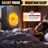 LBVSKK 14-18 Gun Safe,Gun Safe for Rifles and Pistols, Biometric Fingerprint Large Gun Cabinet Rifle Safes for Home, Adjustable Rack,Silent Mode LBVSKK