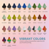 OVERTURE PLA Matte 3D Printer Filament 1.75mm, Matte PLA 1kg Cardboard Spool (2.2lbs), Dimensional Accuracy +/- 0.02 mm (Matte Light Brown) OVERTURE