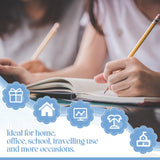 Zonon Sublimation Journal Blank Notebooks A6 190 Pages Thick Faux Leather Notebooks Sublimation Notebooks Leather Sublimation Journal Notebooks for Office Supplies, White Zonon