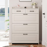 Shoe Cabinet for Entryway, Narrow Shoe Storage Cabinet with 3 Flip Drawers and 2 Top Drawers, Modern Shoe Rack Organizer Cabinet for Hallway, Apartment, Living Room, White Lakifun