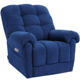 EONIX Power Rocker Recliner Chair, Lazy Boy Recliner Rocking Chair for Adults and Nursery, Electric Recliner Chair with Heat and Massage for Living Room, Bedroom, Study Room, Relaxation, Navy Blue EONIX