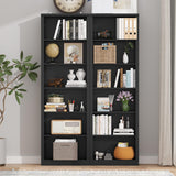 Thacuok 75" Tall Bookshelf & Bookcase, 6-Tier Adjustable Storage Shelves, Book Shelf with Anti-Tipping Device, Modern Display Rack for Living Room, Bedroom, Office Thacuok