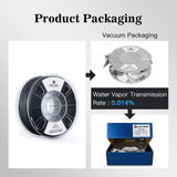 R QIDI TECHNOLOGY PETG-Tough 3D Printer Filament, Toughness PETG Filament 1.75mm, 3D Printing Filament 1kg Spool(2.2lbs), Suitable for Hyper Speed Printing, Fit Most FDM 3D Printer, Black R QIDI TECHNOLOGY