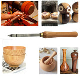 ASZLBYM Woodturning Carbide Lathe Tools, Wood Turning Tool Set of 3 Rougher Detailer Finisher Carbide Lathe Tools for Woodturning ASZLBYM