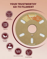 DURAMIC 3D TPU Filament 1.75mm, Soft TPU 3D Printing Filament 95A, 1kg Spool, +/- 0.05mm Accuracy, White 1 Pack DURAMIC 3D