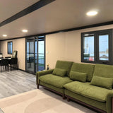 Modular Tiny Home Prefab Container House for Sale, with 2 Bedrooms, Kitchen, and Bathroom, Folding Portable House to Live in for Adults, Expandable Prefabricated Mobile Homes for Sale Tiny House Generic