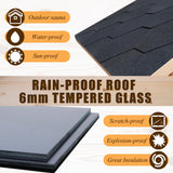 1 Person Far Infrared Home Sauna,Outdoor Indoor Wooden Dry Sauna Room with 5 Graphene Heating Panels,1400W/110V Tempered Glass Door, Oxygen Ionizer, 7 Chromotherapy Lights, Bluetooth Sound System Homsido