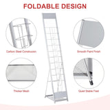 PATIKIL Detachable Magazine Display Racks Floor Standing 10 Layers Brochure Stand Catalog Literature Holder for Hotel, Exhibition, Office PATIKIL