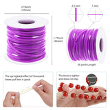 Plastic Lanyard String, Mckanti 12 Packs Plastic Lacing Cord Gimp String Kit for Keychain, Bracelets, Beading and Jewelry Making, DIY Craft Mckanti