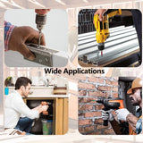 Watris Veiyi Self Centering Hinge Drill, Centering Bits, Hex Shank Center Drill Bit Set, Center Hole Bit, Door Window Cabinet Centering Drill Bits Hinge Opening Tool(5mm&1/4") Watris Veiyi