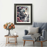Natuyalo Paint by Numbers Kits for Adults, White Tiger Paint by Number for Adults Beginner, Animal Paint by Numbers on Canvas for Home Wall Decor 16x20 Inch Natuyalo