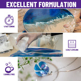 Bond Craftor Epoxy Resin Kit 1Gallon, Clear Crystal Resina Epoxica Food Safe, Casting Resin for Art Craft, Jewelry Making, DIY Bond Craftor