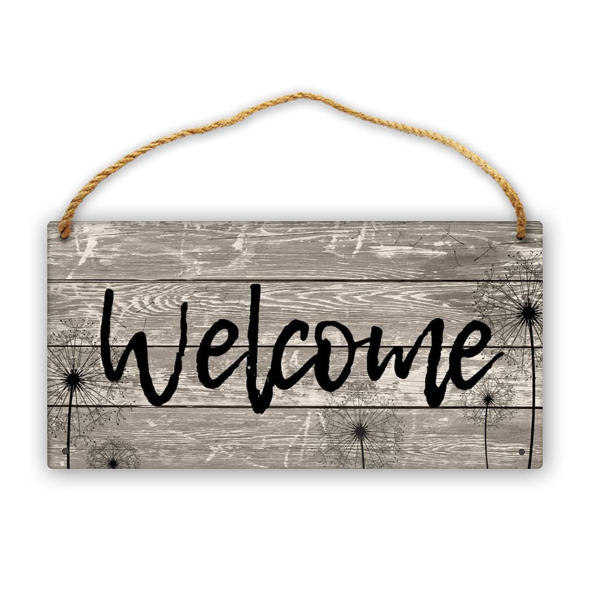 Interchangeable Welcome Sign for Front Door Decor - Rustic Wood Hanging Sign Farmhouse Porch Home Hanging Plaque Decor,Hanging Welcome Sign for Holiday Harooni