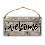 Interchangeable Welcome Sign for Front Door Decor - Rustic Wood Hanging Sign Farmhouse Porch Home Hanging Plaque Decor,Hanging Welcome Sign for Holiday Harooni