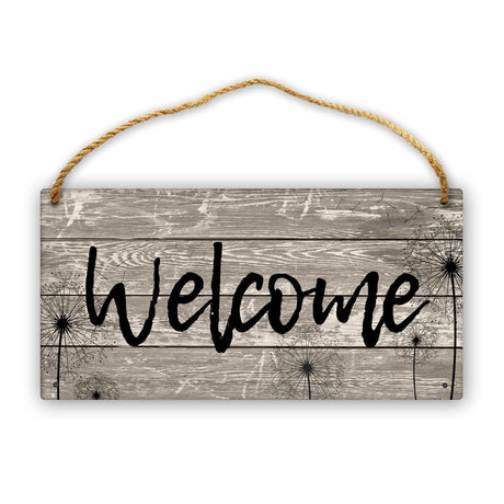 Interchangeable Welcome Sign for Front Door Decor - Rustic Wood Hanging Sign Farmhouse Porch Home Hanging Plaque Decor,Hanging Welcome Sign for Holiday Harooni