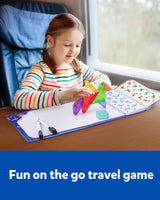 Coogam Magnetic Travel Tangram Puzzle with 3D Building Blocks, Road Trip Pattern Shape Handwriting Jigsaw Books with 360 Brain Teasers, Montessori Educational Toy Gift for Kids Adults Coogam