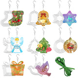 WindMage 16Packs 3inch Sublimation Wind Spinner Blanks 3D Aluminum Metal Wind Sculpture Kinetic Spinners for Yard and Garden Indoor Art Sublimation Christmas Ornament Hanging Decoration WindMage