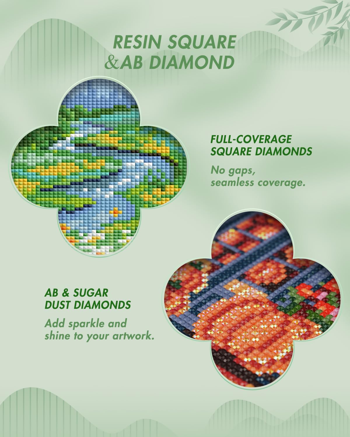 Foreveryoung Minigem Small Diamond Art Kits for Beginners, 12Pcs Square Drill Diamond Painting Kits for Adults 3-Hour Painting, Postcard-Style Mini Diamond Art Kits for Adults 5x7 Inch (Twelve Months) forever young