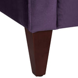 Jennifer Taylor Home Kinsley 84" Modern Tuxedo Tufted Sofa, Purple Velvet Jennifer Taylor Home