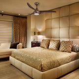 Minka-Aire F844-DK Light Wave 52" Ceiling Fan, Distressed Koa with Additional Remote Control MINKA-AIRE