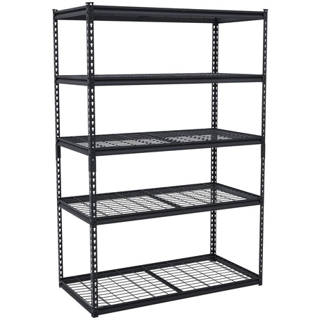 GarveeTech Heavy Duty Garage Shelving Unit, 60 in L x 24 in W x 78 in H Adjustable Storage Shelves, 2500 LBS Load Capacity, Durable Metal Shelves for Garage Organization, Basement, Workshop GarveeTech