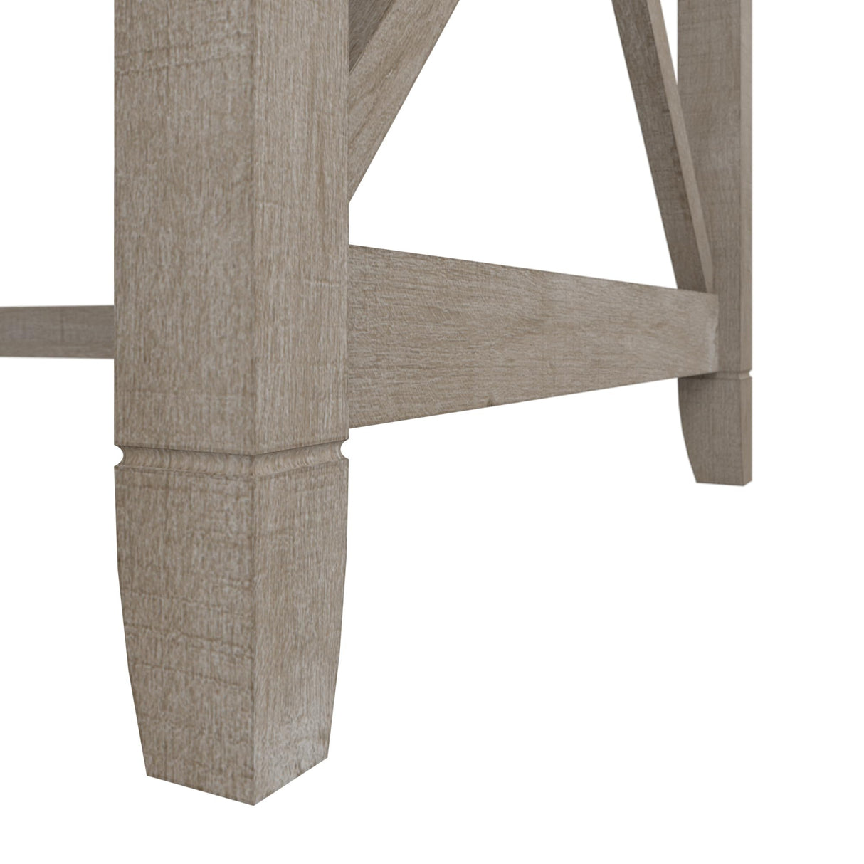 Bush Furniture Key West Writing Table for Home Office | Small Modern Farmhouse Desk, 48W, Washed Gray Bush Business Furniture