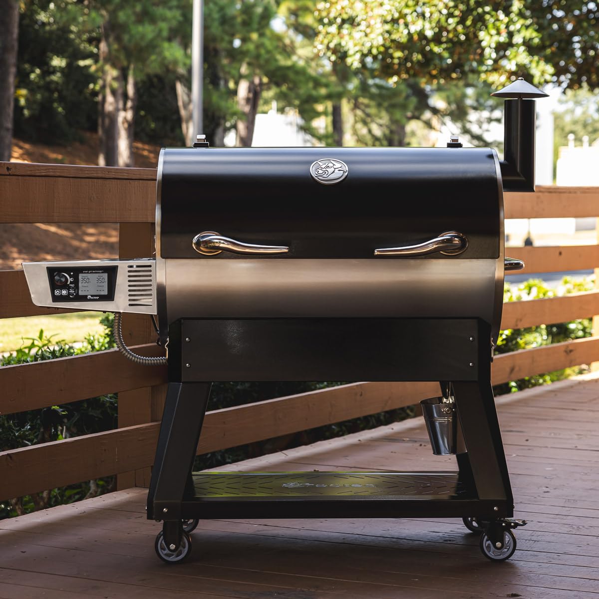 recteq Pellet Grill Smoker - Flagship 1100, Wood Pellet Smoker, BBQ Pellet Smokers, Wi-Fi Smart Grill, 1100 Sq. In. Cook Space, Pellet Smoker Grill, 40 lbs Hopper, 40 Hr Cooking