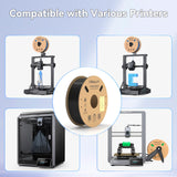 Official Creality Hyper PETG Filament, High Speed 600mm/s 3D Printer Filament PETG, 1kg(2.2lbs)/Spool 1.75mm, Dimensional Accuracy ± 0.05 mm (Black) Creality