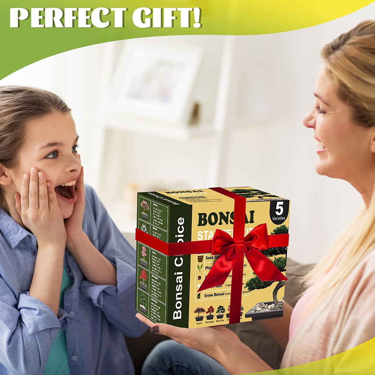 Meekear Indoor Starter Kit with Complete Planting Tools, Gardening DIY Gift for Plant Lovers Meekear