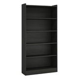 NicBex 72 Inch Tall Bookcase Modern 6-Tier Library Bookshelf Large Bookcases with Closed Back Wooden Bookcase with Stable Base Freestanding Storage Organizer for Bedroom, Office, Black NicBex