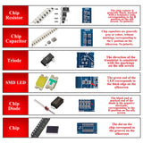 ISolderStore Soldering Practice Kit 4 Kits SMD SMT Kit DIY Electronic DIY Kits Soldering Project Soldering Training Board All in One ISolderStore