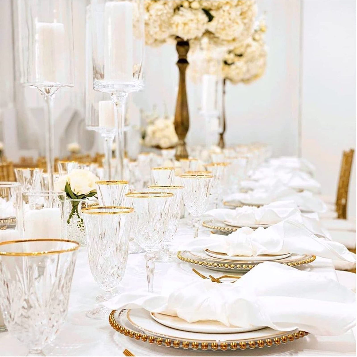 30 Pieces Satin Dinner Napkins 17 x 17 Inch Oversized Square Table Napkins Washable Soft Dinner Napkins for Wedding, Parties,Banquet,Restaurant Decoration (White) Pesonlook