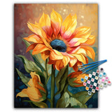 Offito Paint by Numbers Kit for Adults Beginners, Sunflower Acrylic Adult Paint by Number Kits on Canvas, Sunflower Digital Oil Number Painting Kits for Home Decor Gift 16"x20" Offito