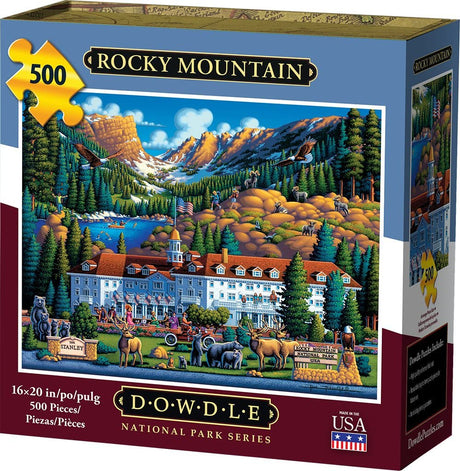 Dowdle Jigsaw Puzzle - Rocky Mountain National Park - 500 Piece D·O·W·D·L·E