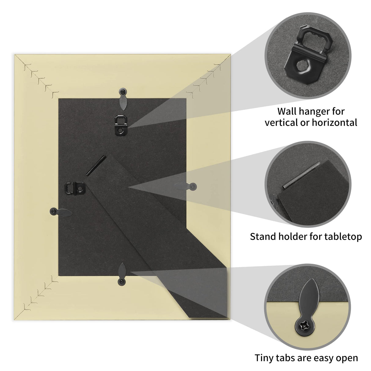 takfot Boho Picture Frames 5x7 Family Picture Frame 2 Pack, Bohemian Rattan Decor Farmhouse Style Carved Wood Frames for Wall Mount or TableTop Display Birthday Christmas Gifts takfot