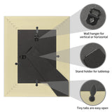 takfot Boho Picture Frames 5x7 Family Picture Frame 2 Pack, Bohemian Rattan Decor Farmhouse Style Carved Wood Frames for Wall Mount or TableTop Display Birthday Christmas Gifts takfot