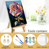 Kaliosy Framed Paint by Numbers Kits for Adults Basketball, Oil Painting Ball Pre Drawn Canvas Drawing Paintwork with Paintbrushes Acrylic Beginner Wall Home Decoration 8x12 inch Kaliosy