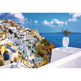 Trefl Santorini, Greece 1500 Piece Jigsaw Puzzle Red 33"x 23" Print, DIY Puzzle, Creative Fun, Classic Puzzle for Adults and Children from 12 Years Old Trefl