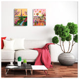 FFPTBNYX 12 Pack Diamond Art Kits for Adults 5D Diamond Painting Kits for Beginners DIY Full Drill Round Diamond Dots Gem Art Painting by Numbers Crafts Home Wall Decor Gifts 12x16 Inch FFPTBNYX