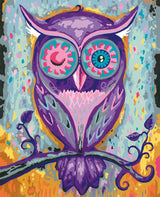 Ravensburger CreArt Dreaming Owl Paint by Numbers Kit for Adults - Painting Arts and Crafts for Ages 12 and Up Ravensburger