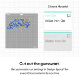 Cricut® Value Iron-On, White (12 in x 5 ft)- HTV Heat Transfer Vinyl Cricut