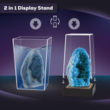 GobiDex Geodes Growing Science Kit for Kids Age 6-8-12, Geodes with Crystals Grow Fast in (24H), STEM Educational Science Experiments Toys, Geology & Rock Enthusiasts Collection, Gifts for Boys Girls GobiDex