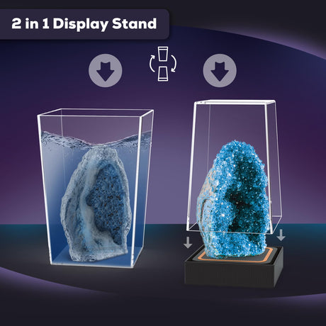 GobiDex Geodes Growing Science Kit for Kids Age 6-8-12, Geodes with Crystals Grow Fast in (24H), STEM Educational Science Experiments Toys, Geology & Rock Enthusiasts Collection, Gifts for Boys Girls GobiDex