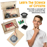 Stem Projects Toys for Boys age 8-12 12-14 Science Kit Building Own Bluetooth Speaker & FM Radio DIY Electronics Kit Science Experiments Kid 9-12 Boy Toys Birthday Gift 8 9 10 11 13 Year Old Teen Girl choopheme