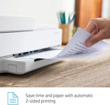 HP Envy 6458e All-in-One Wireless Color Inkjet Printer, Print Copy Scan - 10 ppm, 4800 x 1200 dpi, Auto 2-Sided Printing, 35-Sheet ADF, Dual-Band WiFi, Instant Ink Ready, White (Renewed) HP