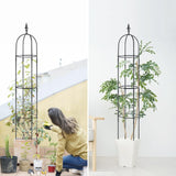 Garden Trellis for Climbing Plants Tower Obelisk Garden Trellis 6ft Tall Plant Support Vine Supports Plant Tower for Climbing Vines and Flowers Stands 1 Pack Esbaybulbs