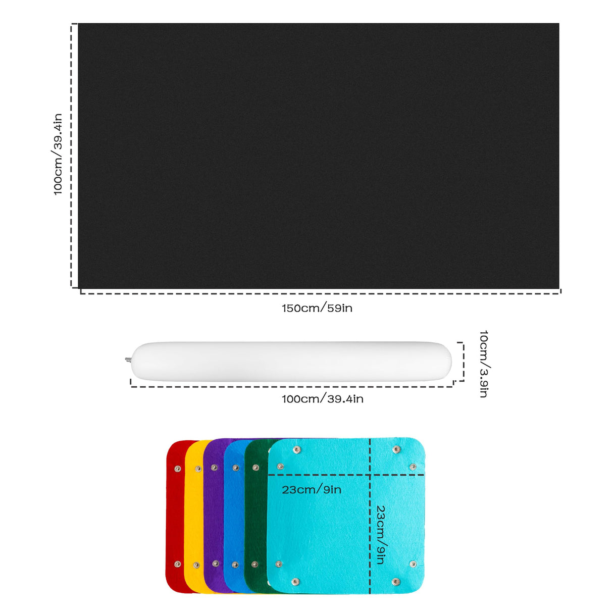 Tektalk 3000-Pc Jigsaw Puzzle Mat with 6 Felt Sorting Trays, Higher-Capacity Design, Roll-up Mat in Delicate Packaging Box with Hand Pump, Storing for 3000, 2000, 1500, 1000, 500 Jigsaw Puzzle Pieces Tektalk