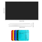 Tektalk 3000-Pc Jigsaw Puzzle Mat with 6 Felt Sorting Trays, Higher-Capacity Design, Roll-up Mat in Delicate Packaging Box with Hand Pump, Storing for 3000, 2000, 1500, 1000, 500 Jigsaw Puzzle Pieces Tektalk